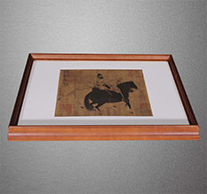 临县书画装裱配框服务案例